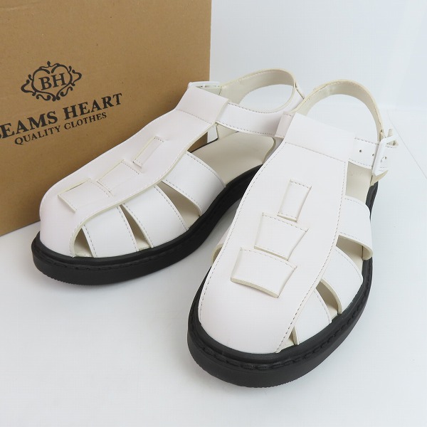 実際に弊社で買取させて頂いたBEAMS HEART/ビームスハート フェイクレザー グルカサンダル/42