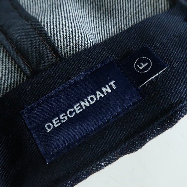 実際に弊社で買取させて頂いたDESCENDANT/ディセンダント SPY HOP 6PANEL CAP/スカイ ホップ 6パネル キャップ インディゴ/Fの画像 3枚目