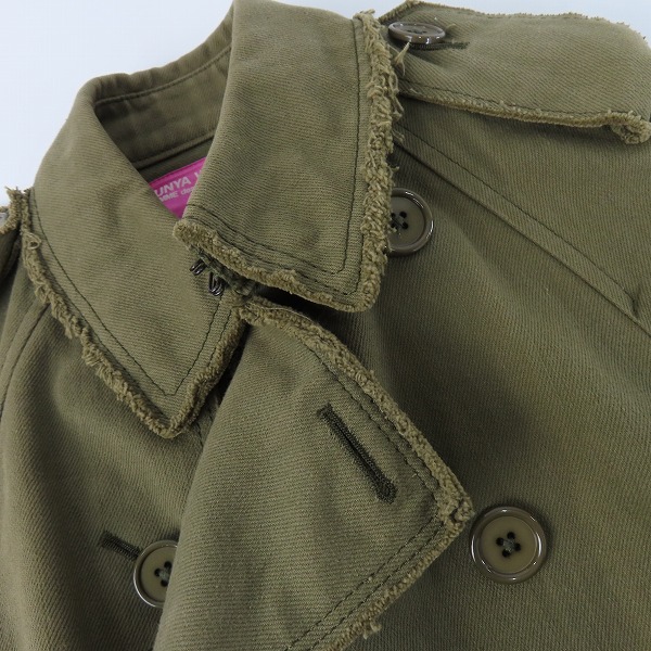 実際に弊社で買取させて頂いたJUNYAWATANABE COMME des GARCONS MAN/ジュンヤワタナベコムデギャルソンマン トレンチコート AD2003 UM-C002 Sの画像 5枚目