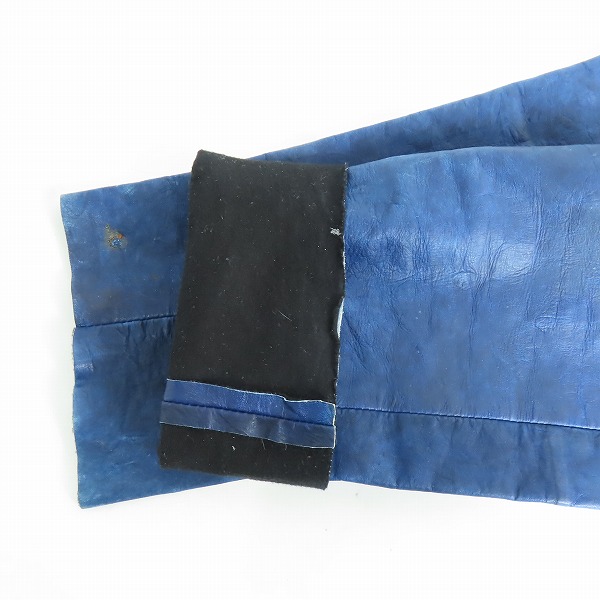 実際に弊社で買取させて頂いたISAMUKATAYAMA BACKLASH/バックラッシュ ウエストゴム レザーパンツの画像 7枚目