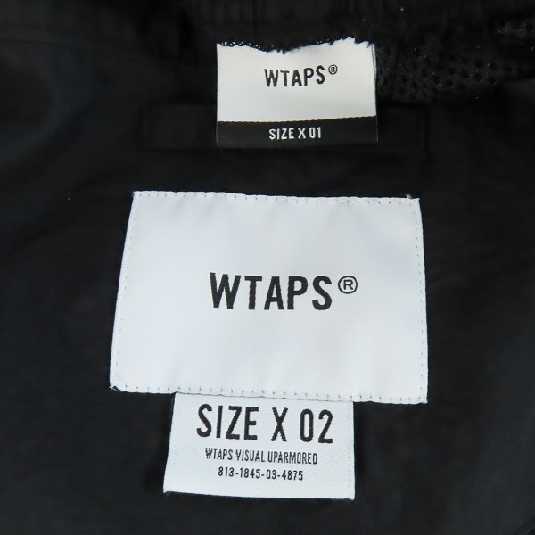 実際に弊社で買取させて頂いたWTAPS /ダブルタップス 24SS TRACK JACKET PANTS SETUP 241CWDT-JKM01/241CWDT-PTM01/01/02 セットアップの画像 2枚目