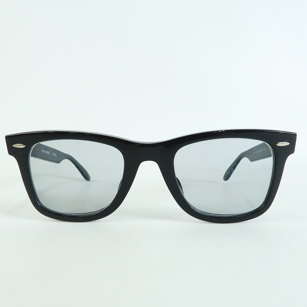 実際に弊社で買取させて頂いたRay-Ban/レイバン WAYFARER/ウェイファーラー メガネフレーム アイウェア RB5121F 2000の画像 1枚目