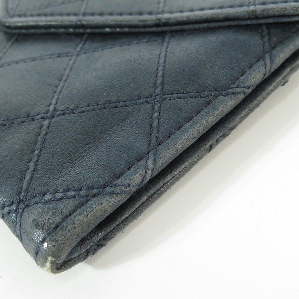 実際に弊社で買取させて頂いたCHANEL/シャネル ビコローレ カード 小銭入れ コンパクト ウォレット 財布 ケースの画像 9枚目