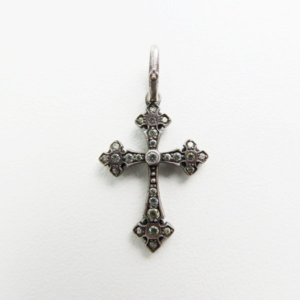 実際に弊社で買取させて頂いたLoree Rodkin/ローリーロドキン ゴシッククロス ストーンパヴェの画像 1枚目