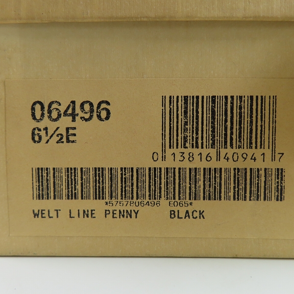 実際に弊社で買取させて頂いたCOLE HAAN/コールハーン コインローファー 6496 6-1/2の画像 8枚目