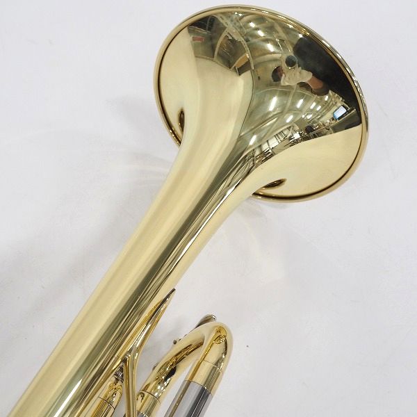実際に弊社で買取させて頂いた【美品】YAMAHA/ヤマハ YTR-2320E/YTR2320E トランペット ゴールド ハードケース付の画像 3枚目