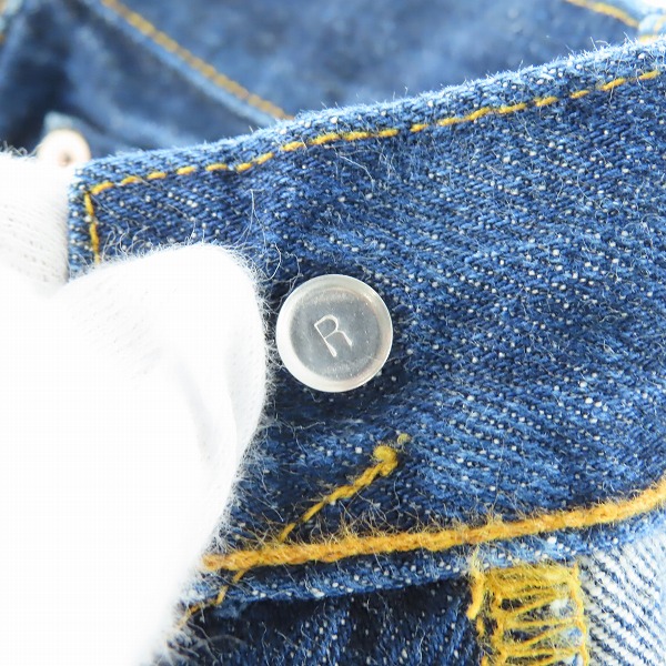 実際に弊社で買取させて頂いたLEVIS/リーバイス 1947モデル 復刻 501XX USA製 刻印R デニムパンツ 475019124 W34L34の画像 7枚目