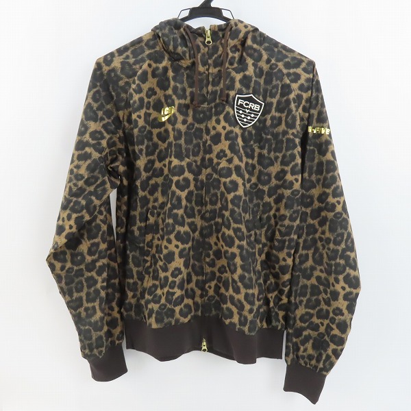実際に弊社で買取させて頂いたNIKE×F.C.R.B./ナイキ×エフシーレアルブリストル WARM UP JACKET/レオパード パーカー 396349-710/S