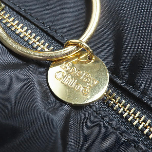 実際に弊社で買取させて頂いたSEE BY CHLOE/シーバイクロエ ハンドバッグ パイソン柄コインケース付きの画像 5枚目