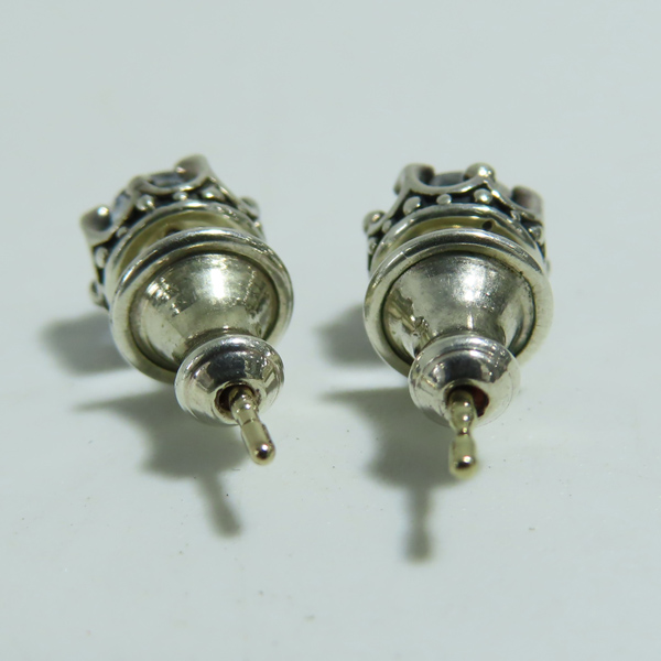 実際に弊社で買取させて頂いたJustin Davis/ジャスティンデイビス ピアス DEBUTANT クリア ジルコニア ペア SEJ215の画像 3枚目