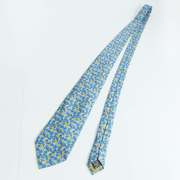 実際に弊社で買取させて頂いたYSL/YVES SAINT LAURENT/イヴサンローラン フラワー柄 ネクタイ の画像 3枚目