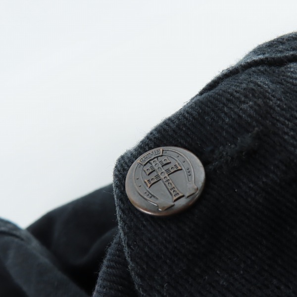 実際に弊社で買取させて頂いたCRIMIE/クライミー デニム ジャケット ブラック/Mの画像 7枚目