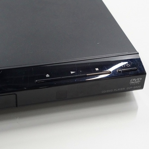 実際に弊社で買取させて頂いたSONY/ソニー DVP-SR20 2023年製 CD/DVDプレーヤー リモコン付き 動作確認済みの画像 2枚目