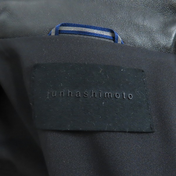 実際に弊社で買取させて頂いたjunhashimoto/ジュンハシモト 羊革/ラムレザー STRETCH INNER RIDERS 1022010001/2の画像 2枚目