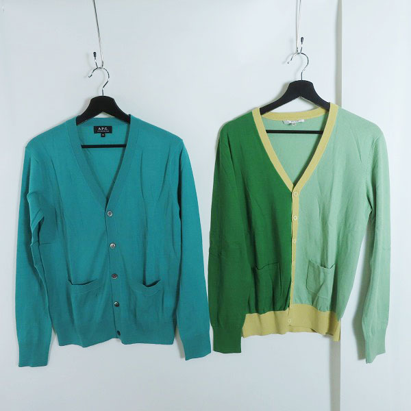 実際に弊社で買取させて頂いたA.P.C./アーペーセー carven/カルヴェン ARIANNA/アリアンナ カーディガン ストール 3点セットの画像 1枚目