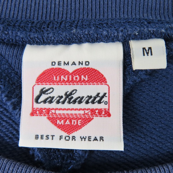 実際に弊社で買取させて頂いたCarhartt/カーハート Heritage overalls sweat スウェットトレーナー Mの画像 2枚目