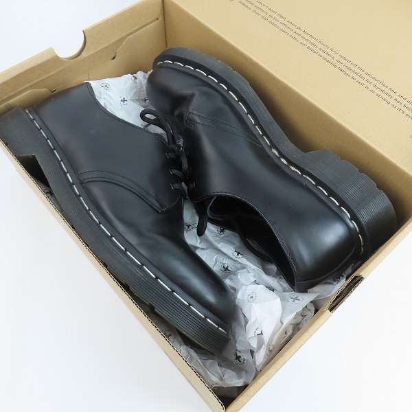 実際に弊社で買取させて頂いたDr.Martens/ドクターマーチン 1461 WS 3ホール ホワイトステッチ シューズ 24757001/UK8の画像 8枚目