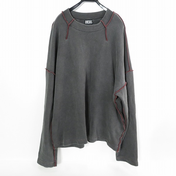 実際に弊社で買取させて頂いたDIESEL/ディーゼル クルーネック スウェット XL
