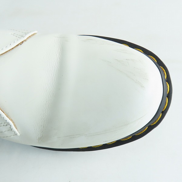 実際に弊社で買取させて頂いたDr.Martens/ドクターマーチン 3EYE BOOTS/3ホール シューズ ホワイト 1461/UK7の画像 7枚目