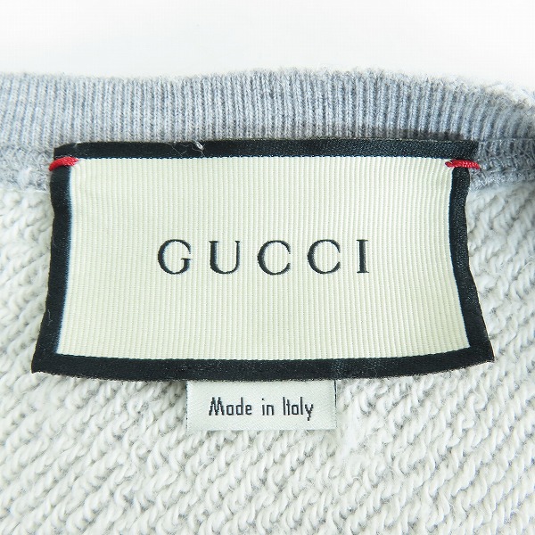 実際に弊社で買取させて頂いた【JPタグ】GUCCI×Paramount/グッチ×パラマウント ロゴ オーバーサイズ スウェットシャツ トレーナー 475373 X3P79/Sの画像 2枚目
