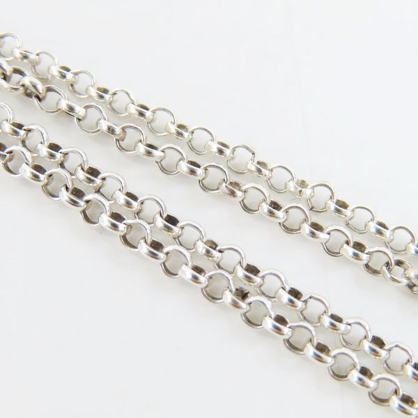 実際に弊社で買取させて頂いたCHROME HEARTS/クロムハーツ ロールチェーン/ネックチェーン ネックレス 20inchの画像 3枚目