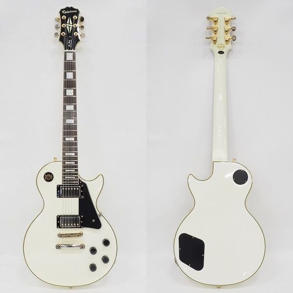 実際に弊社で買取させて頂いた★Epiphone/エピフォン Les Paul Custom Pro/レスポールカスタム プロ コイルタップ＆フェイズ搭載 ハードケース付の画像 1枚目