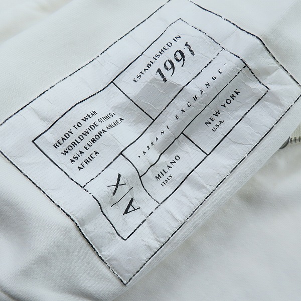 実際に弊社で買取させて頂いたARMANI EXCHANGE/アルマーニエクスチェンジ ジップアップ パーカー 6KZMLY ZJ4XZ/Lの画像 9枚目