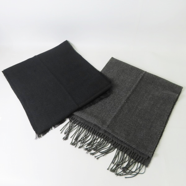 実際に弊社で買取させて頂いたARMANI COLLEZIONI/アルマーニ コレツィオーニ TAKEO KIKUCHI/タケオキクチ マフラー 2点セットの画像 1枚目