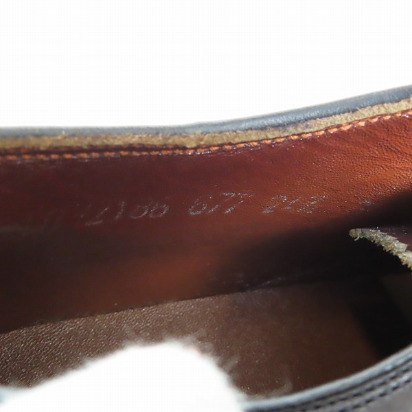 実際に弊社で買取させて頂いたREGAL × VAN JAC/リーガル × ヴァンジャケット ウィングチップ シューズ 24.5EEの画像 5枚目