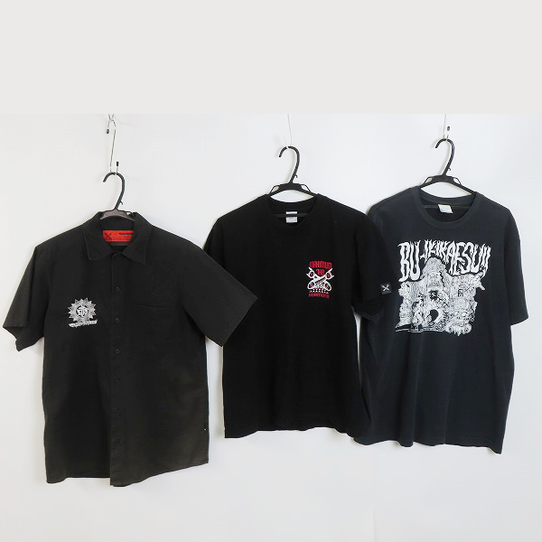 実際に弊社で買取させて頂いたMAXIMUM THE HORMONE/マキシマムザホルモン バンドTシャツ/シャツ 3点セット