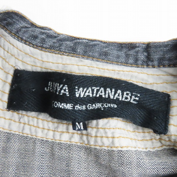 実際に弊社で買取させて頂いたJUNYAWATANABE COMME des GARCONS/ジュンヤワタナベ コムデギャルソン デニムジャケット JO-J019/Mの画像 2枚目
