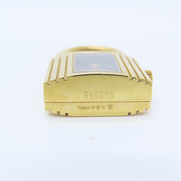 実際に弊社で買取させて頂いたHERMES/エルメス ケリーウォッチ 黒文字盤【動作未確認】の画像 5枚目