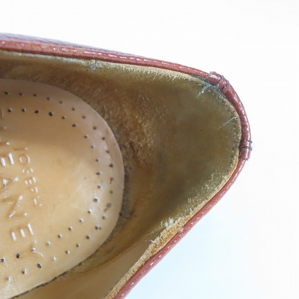 実際に弊社で買取させて頂いたJOSEPH CHEANEY＆SONS/ジョセフチーニー CAIRNGORM II R/ケンゴン2 オックスフォード キャップトゥ レザーシューズ B008639/6.0の画像 6枚目