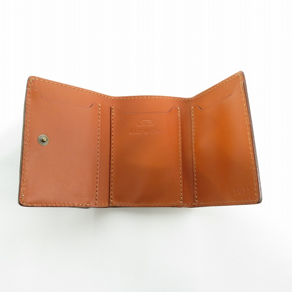 実際に弊社で買取させて頂いたFelisi/フェリージ クロコダイル型押し ミニウォレット 1031の画像 4枚目