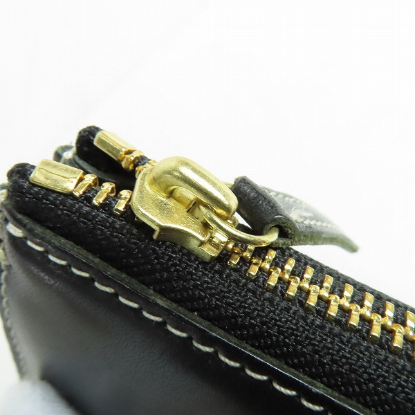実際に弊社で買取させて頂いた土屋鞄製造所/ツチヤカバン ユニックリベルタ マスターLファスナー 長財布 ロングウォレット ブラックの画像 6枚目