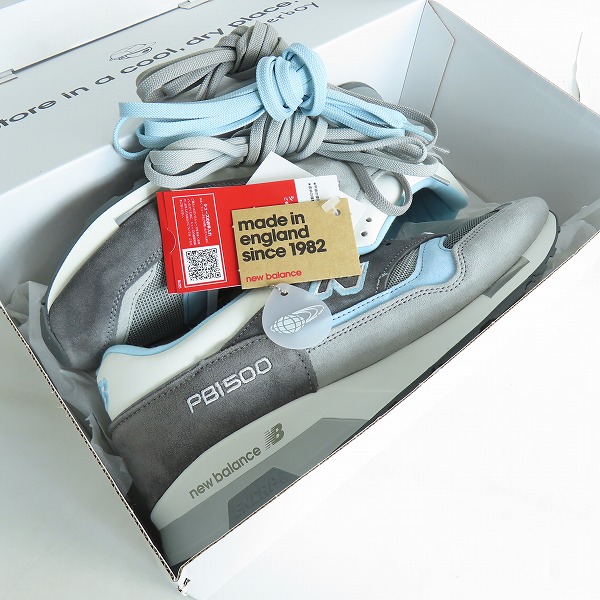 実際に弊社で買取させて頂いた【未使用】 NEW BALANCE×PAPERBOY×BEAMS/ニューバランス×ペーパーボーイ×ビームス M1500 Grey M1500BMS/10.5の画像 7枚目