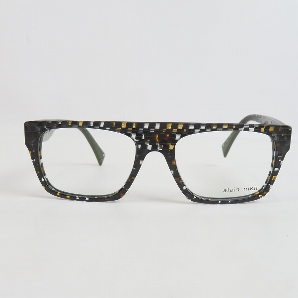 実際に弊社で買取させて頂いたalain mikli/アラン ミクリ 眼鏡フレーム/アイウェア A03013 B0G2の画像 1枚目
