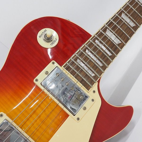 実際に弊社で買取させて頂いた★【難有り】Blitz By Aria Pro Ⅱ/ブリッツ  Leopard レスポールスタンダードType セットネック エレキギターの画像 4枚目