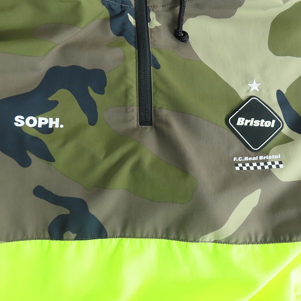 実際に弊社で買取させて頂いたF.C.Real Bristol/エフシーレアルブリストル/F.C.R.B. HALF ZIP ANORAK ハーフジップ アノラック ジャケット FCRB-190023/Sの画像 3枚目
