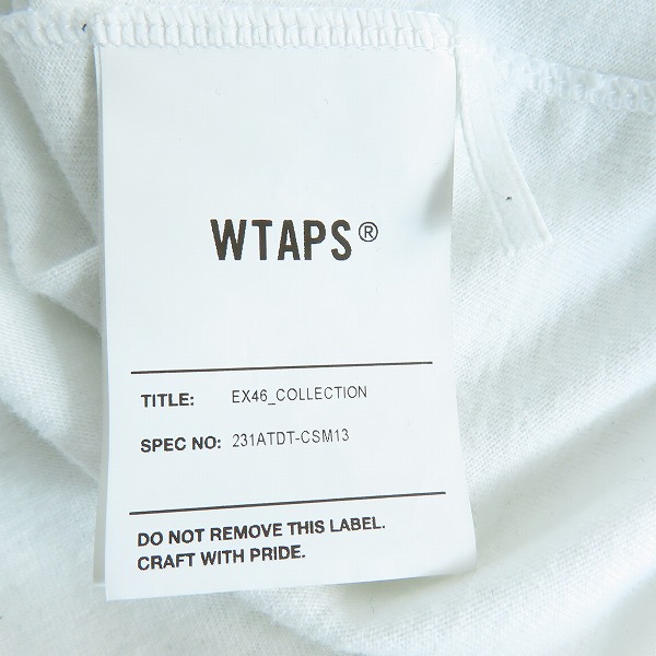 実際に弊社で買取させて頂いたWTAPS/ダブルタップス CTPL. COLLEGE Tシャツ 231ATDT-CSM13/04の画像 4枚目