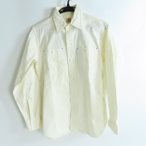 実際に弊社で買取させて頂いたSUGAR CANE/シュガーケーン 刺繍 ワーク シャツ SC24877/S