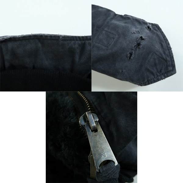 実際に弊社で買取させて頂いたAKM/エイケイエム ユーズド加工 M-65 COLD WEATHER フィールドジャケット ライナー付き B055 CTN146/Lの画像 6枚目