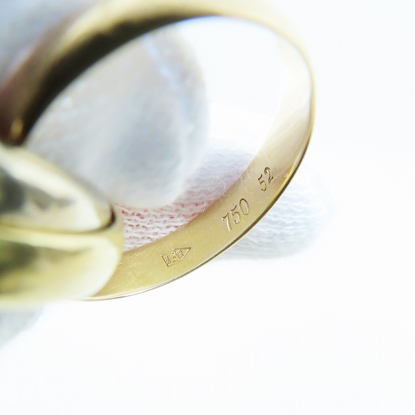 実際に弊社で買取させて頂いたCartier/カルティエ トリニティ リング/指輪 750/K18PG/YG/WG 52/12号の画像 7枚目