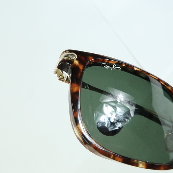 実際に弊社で買取させて頂いたRay-Ban/レイバン B&L/ボシュロム社製 べっ甲柄 コンビフレーム サングラス MT BL刻印の画像 6枚目