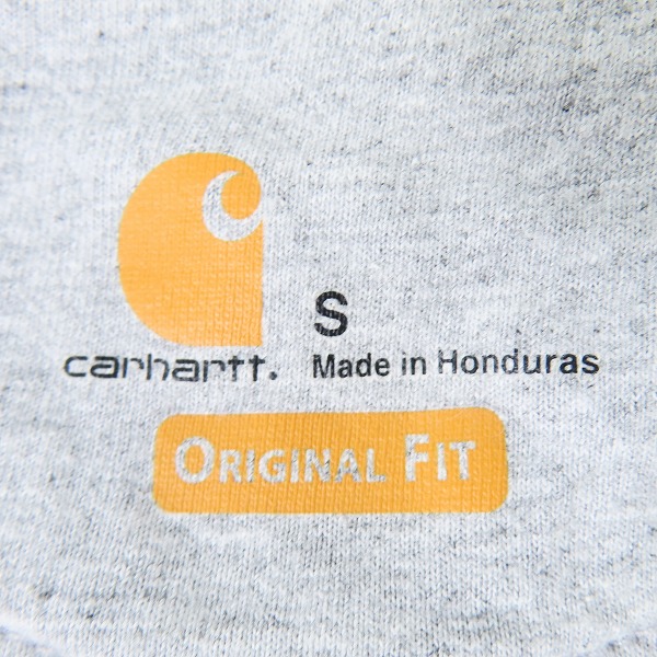 実際に弊社で買取させて頂いたCarhartt/カーハート スウェット プルオーバーパーカー K121-HGY/Sの画像 3枚目