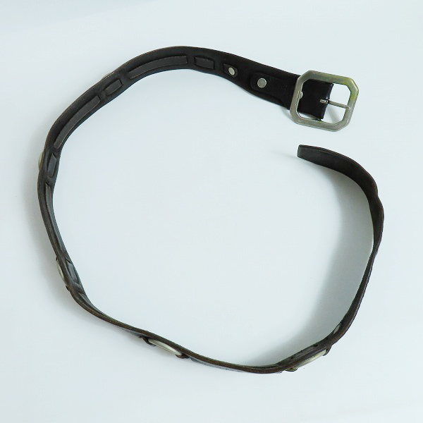 実際に弊社で買取させて頂いたHollywood Trading Company /HTC/エイチティーシー レザーベルト/30の画像 6枚目