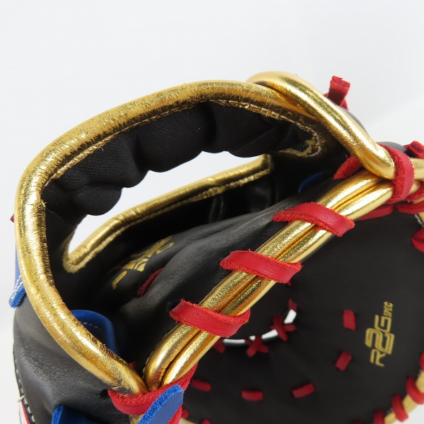 実際に弊社で買取させて頂いたRawlings/ローリングス ハイパーテックカラーシンク 左投げ 軟式用 一塁手/ファーストミット GR3FHTCM53の画像 3枚目