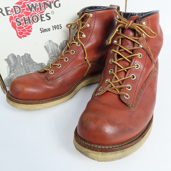 実際に弊社で買取させて頂いたRED WING/レッドウィング ラインマンブーツ 2907/8.5D