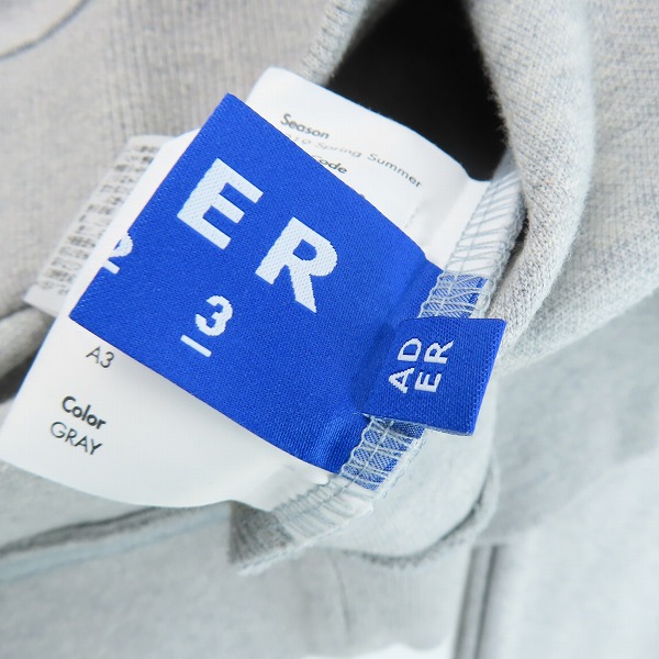 実際に弊社で買取させて頂いたMAISON KITSUNE×ADER ERROR/メゾンキツネ×アーダーエラー 19SS THE BLUE FOX プルオーバーパーカー/A3の画像 3枚目
