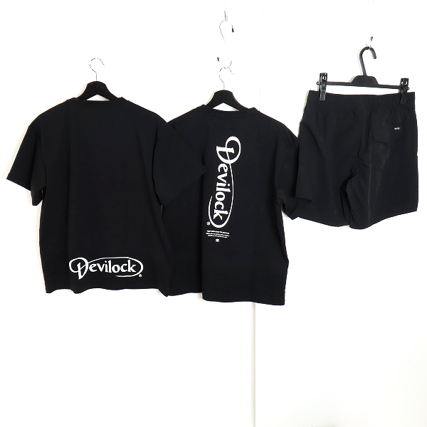 実際に弊社で買取させて頂いたDEVILOCK/デビロック Tシャツ ナイロンパンツ 3点セットの画像 1枚目